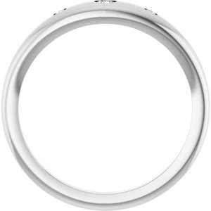 Platinum .07 CTW Lab-Grown Diamond Ring