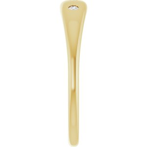 14K Yellow Gold .07 CTW Lab-Grown Diamond Ring